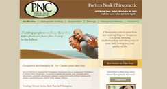 Desktop Screenshot of chiropracticwilmingtonnc.com