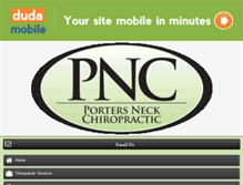Tablet Screenshot of chiropracticwilmingtonnc.com